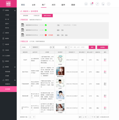 微游戏后台网页界面设计 优化电子产品体验的关键要素