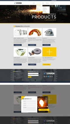 SYMMEN网页设计 电子产品企业官网的原创设计典范